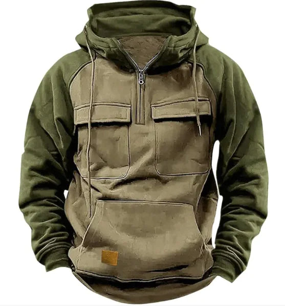 Fall Winter Hooded Young Men's Workwear