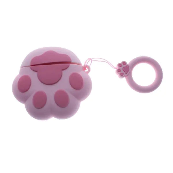 Pink Air Pod 3D Silicone Case Pet Paw