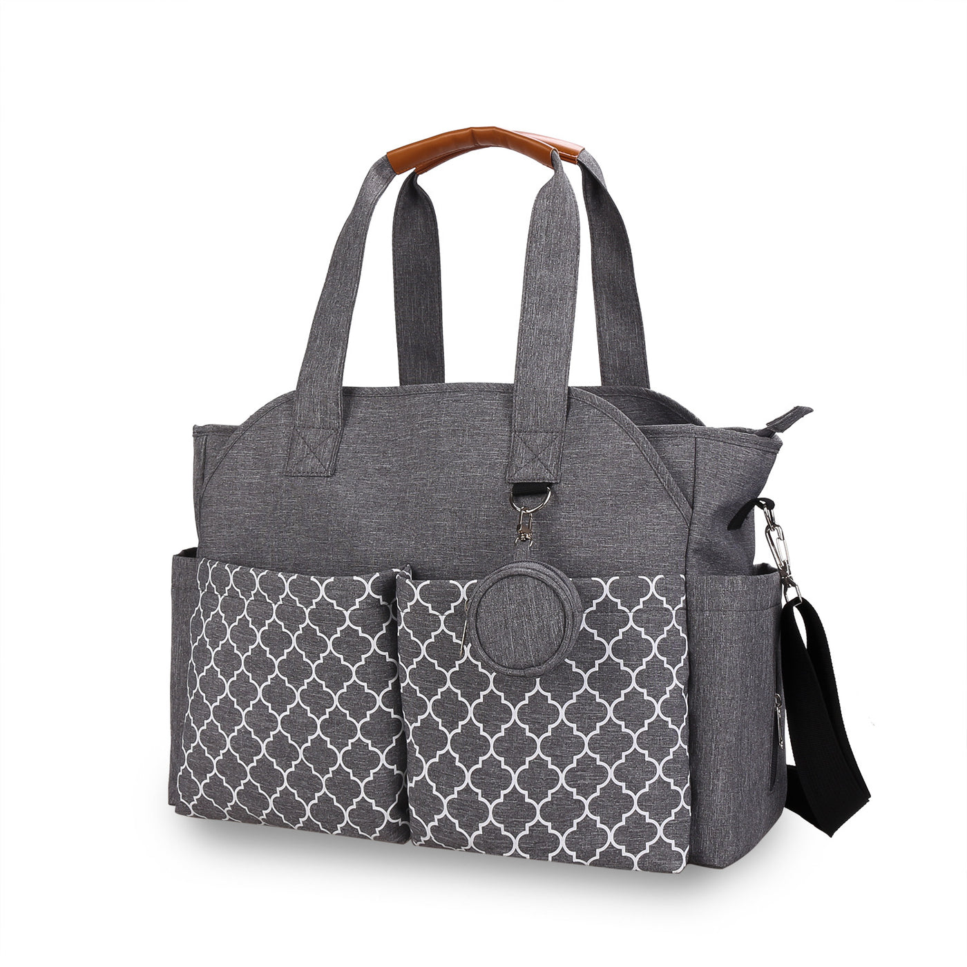 Outdoor Simplicity Printed Single-shoulder Mommy Bag