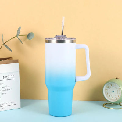 Stainless Steel Vacuum Insulated Tumbler with Lid and Straw