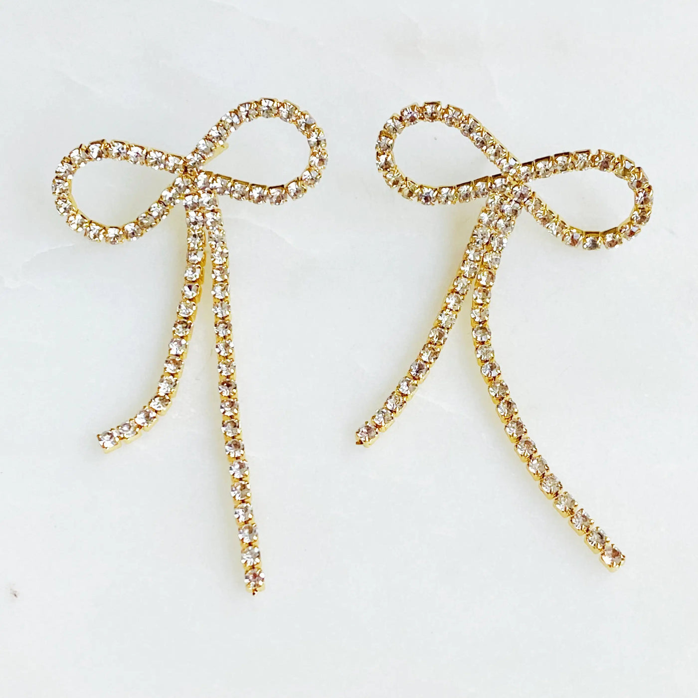 Adorable Shine Bow Earrings