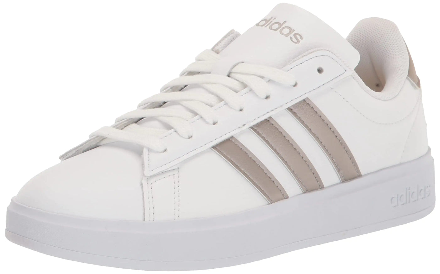 Adidas Women's Sneakers 7.5 White/Platin, Metallic/Platin, Metallic