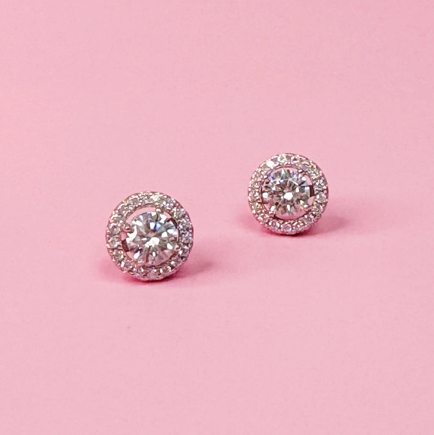 Absolute Sparkle Moissanite Stud Earrings