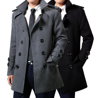 Men's Duster Slim Fit Korean Fashion Jacket