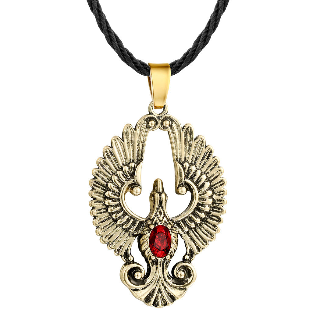 Phoenix Ruby Pendant Necklace