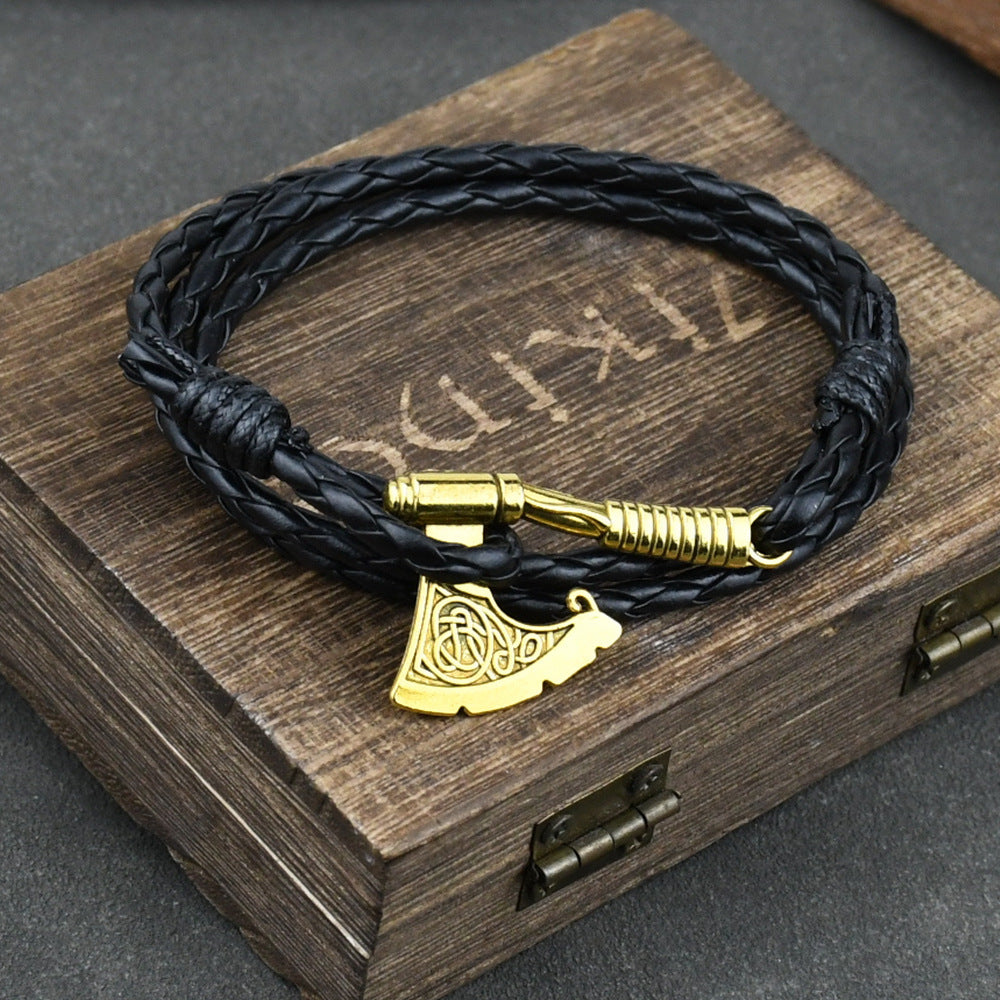 Viking Leather Bracelet