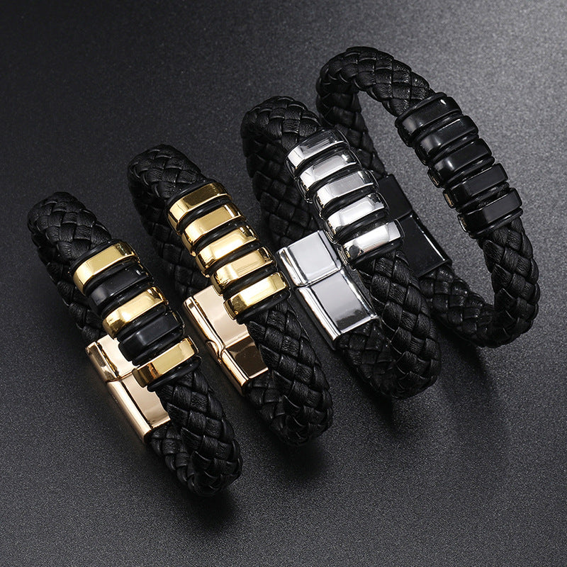 Multi-layer Leather Woven Bracelet