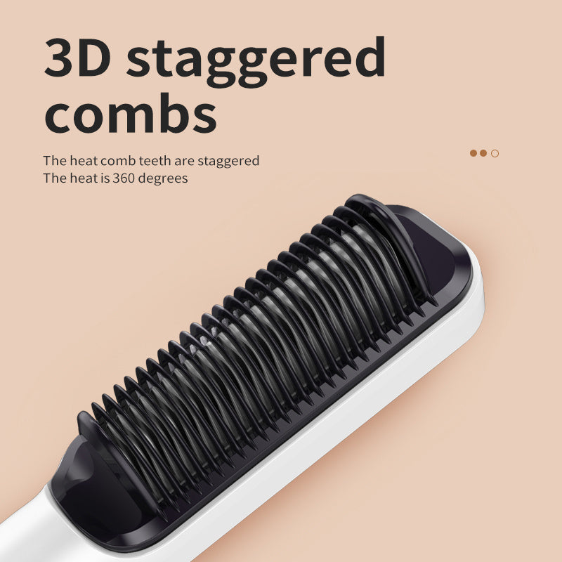 Electric Hot Comb Multifunctional Hair Straightener Comb