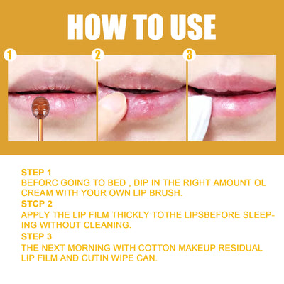 EELHOE Honey Lip Mask Moisturizing Exfoliating Lip Care