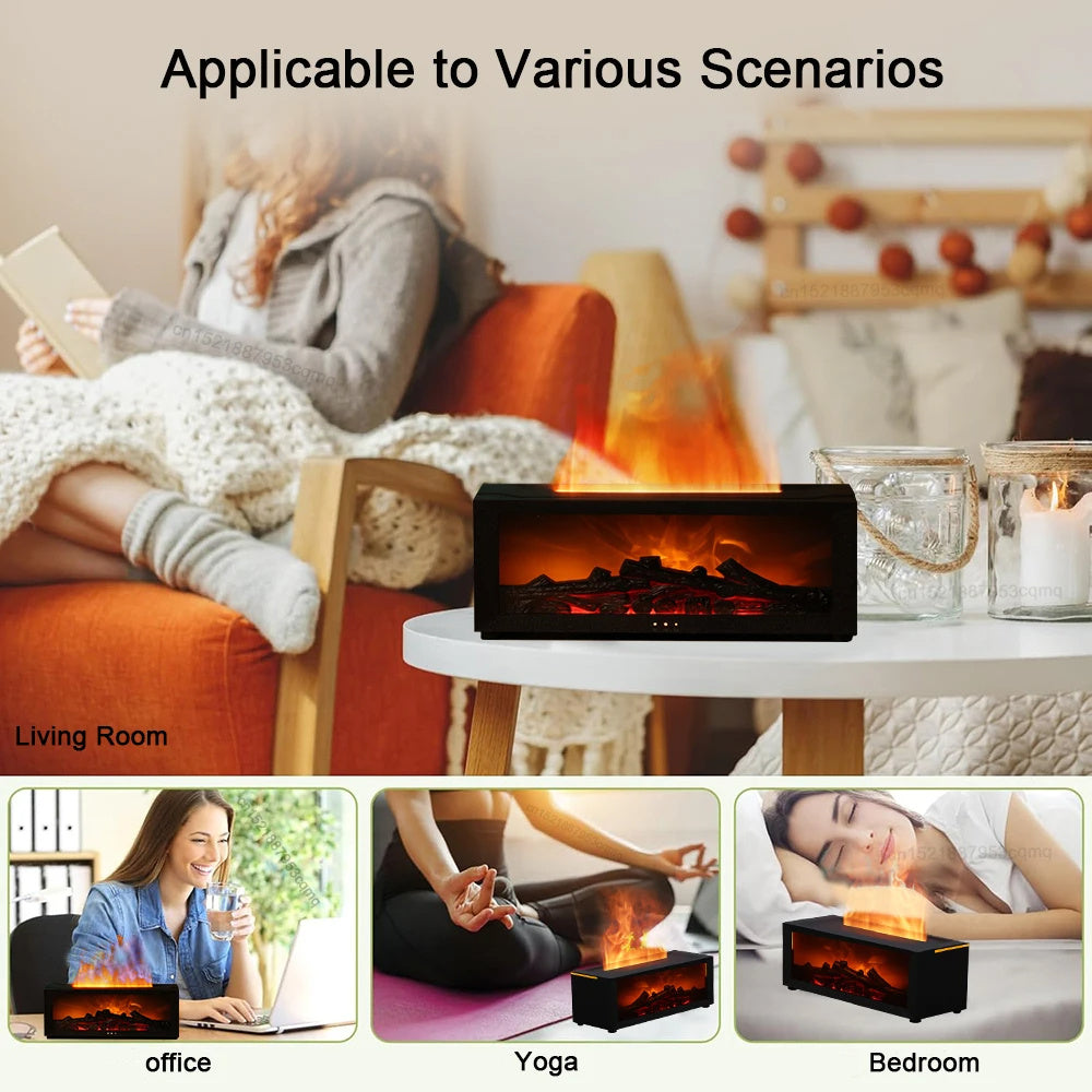 Flame Aromatherapy Machine, Essential Oil Diffuser