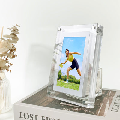 Digital Video Player, Digital Photo Frame Vertical Display with 1GB and Battery