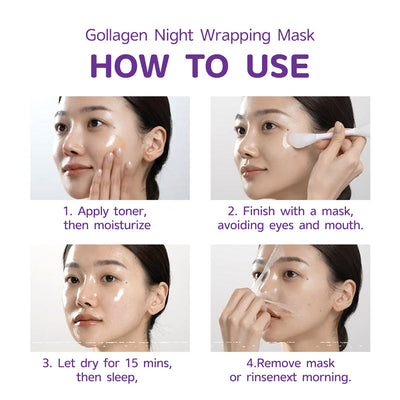 Collagen Night Wrapping Mask- Sleep, Shed and Glow