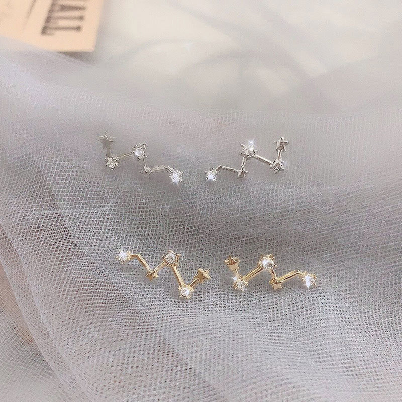 High-grade Frosty Style Stud Earrings