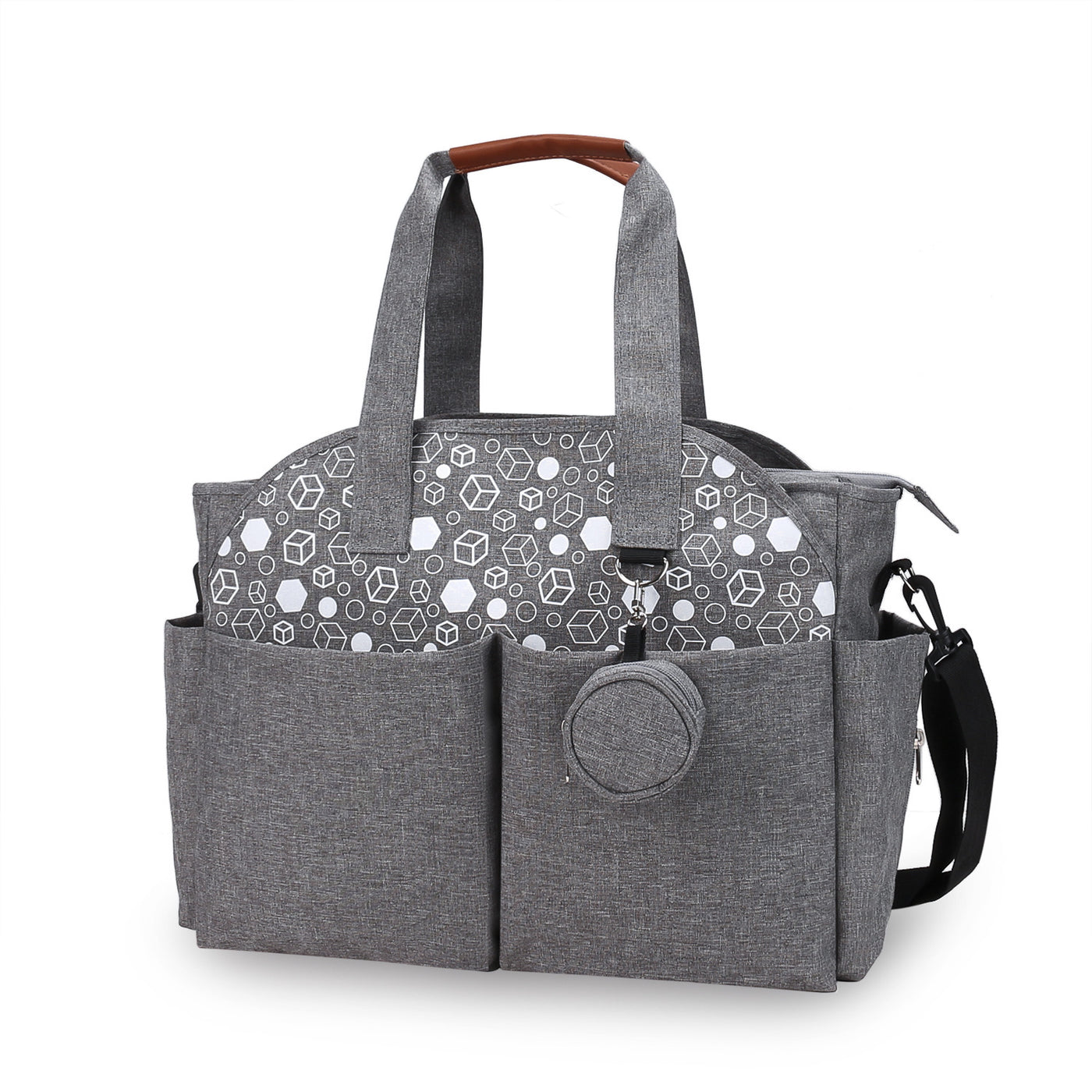 Outdoor Simplicity Printed Single-shoulder Mommy Bag