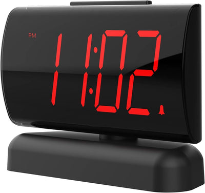 Alarm Clock Large Digital Rotating Base, 2-level Brightness