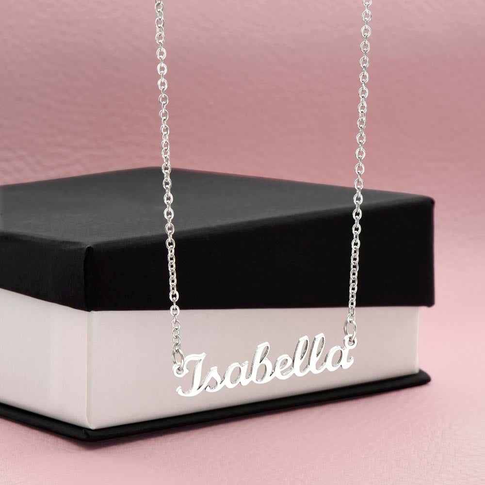 Custom Nameplate Necklace