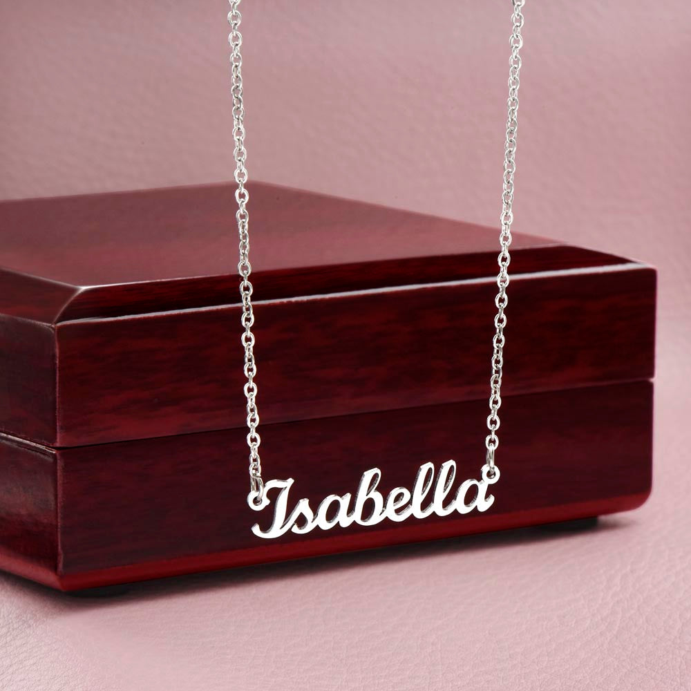 Custom Nameplate Necklace