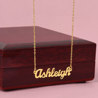 Custom Nameplate Necklace