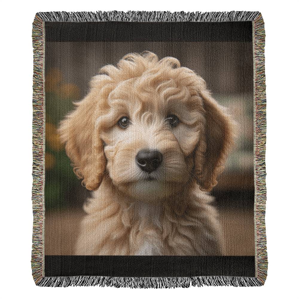 Portrait Photo Woven Blanket