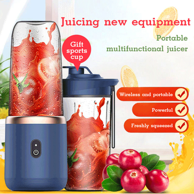 Portable Mini Juicer, Fruit Squeezer, Blender, Ice Crusher