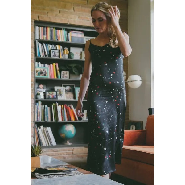 Silk Dress In Galaxy