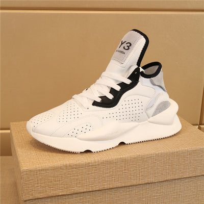 Men's Fashion Casual Leather Running Sneakers