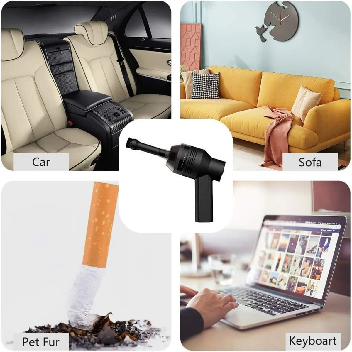 Portable Cordless Electric Air Duster for PC Keyboard