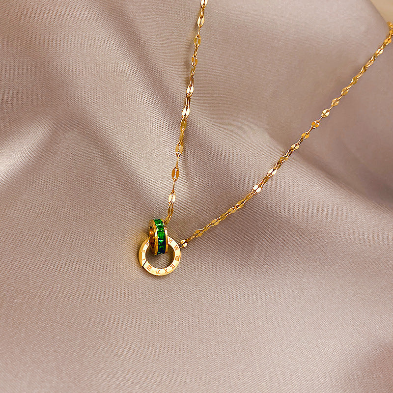 Wind Clavicle Chain Pendant Necklace