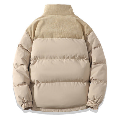 Contrast-colored Cotton Padded Jacket