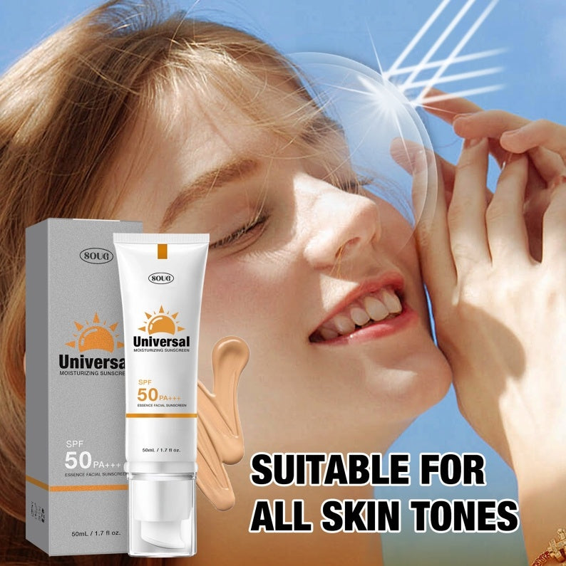 Universal Sunscreen SPF 50 PA, Protector Solar Con Color, Tinted Sunscreen