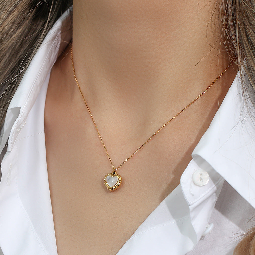 Luxury Pendant 18k Gold Plated Love Necklace