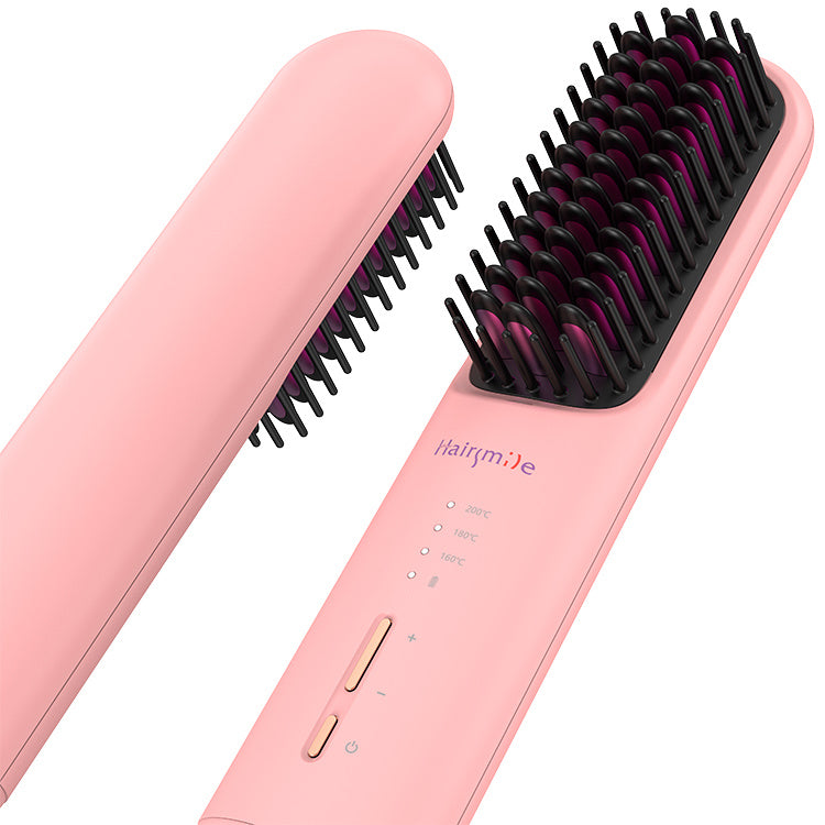 Portable USB Rechargeable Cordless Hair Straightener