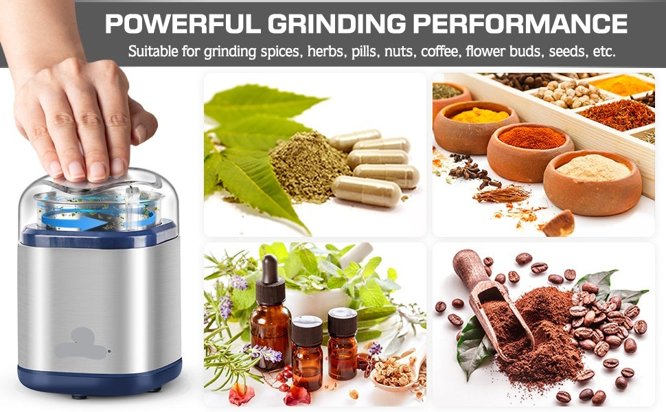 Electric Grinder for Herb, Spice, Pollen and Coffee