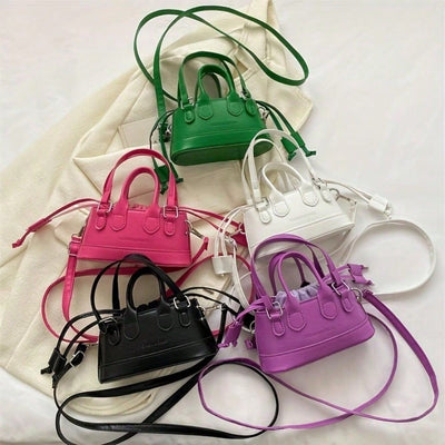 Cute Purse Mini Crossbody Bag, Top Handle Clutch Handbag