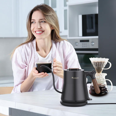 Gooseneck Electric Kettle, Pour Over Coffee, Hot Water Tea Kettle