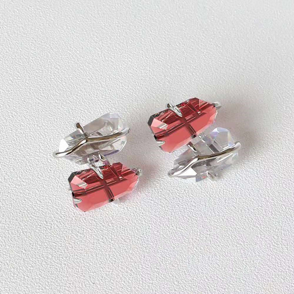 Peach Blossom Spar Earrings