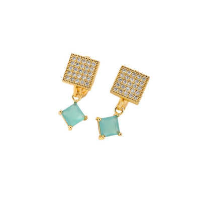 Zircon Earrings In Various Colors