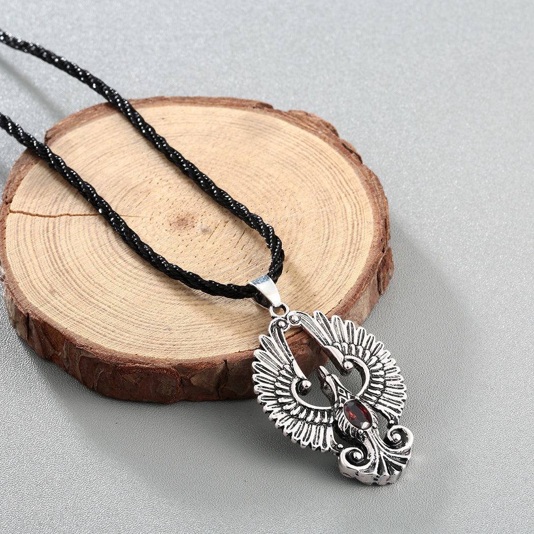 Phoenix Ruby Pendant Necklace