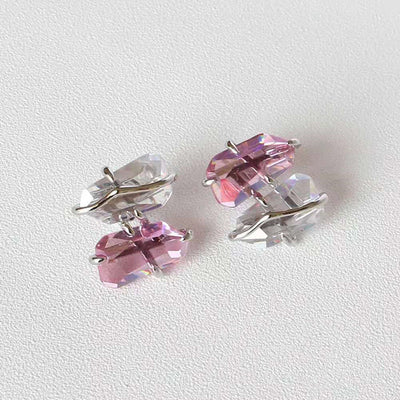 Peach Blossom Spar Earrings