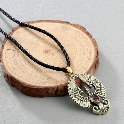 Phoenix Ruby Pendant Necklace