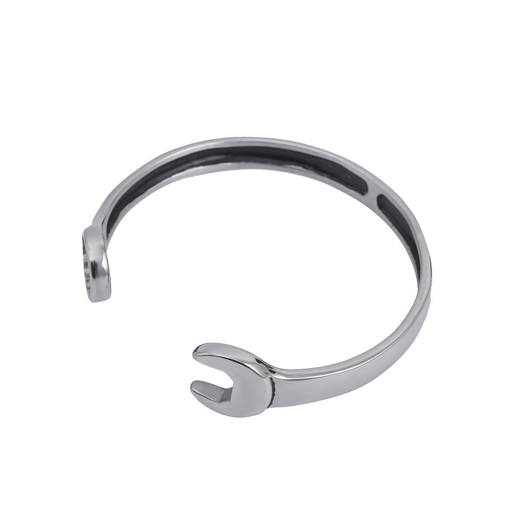 Stainless Steel Wrench Screw Titanium Steel Bracelet