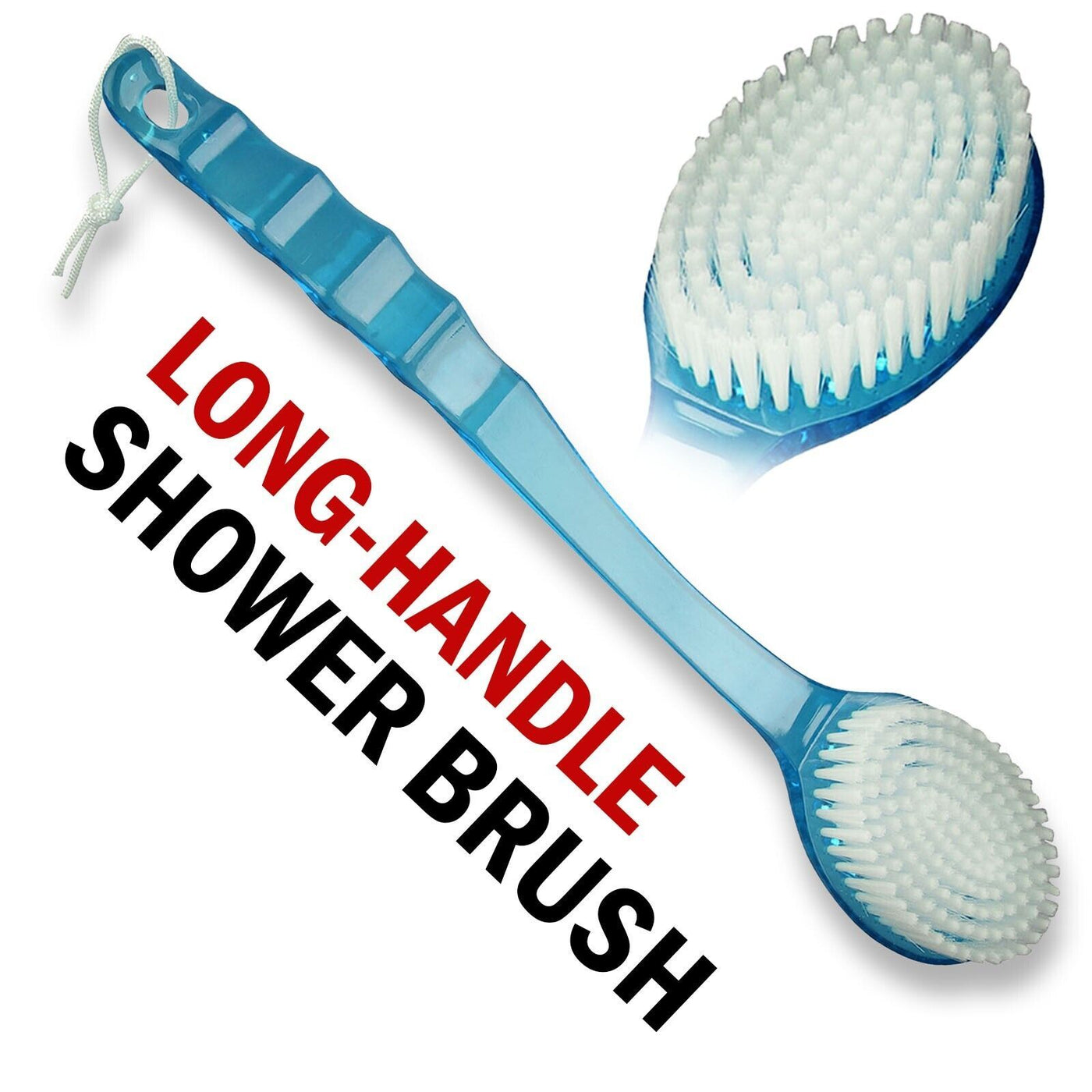 Long Handle Bath and Shower Body Massage Brush