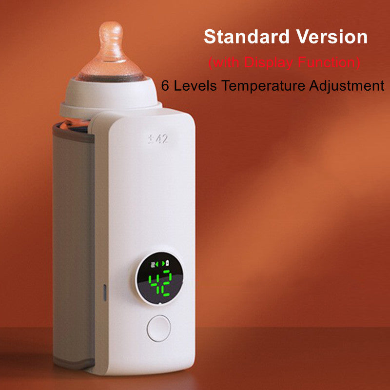 Portable Wireless Rechargeable Baby Bottle Warmer USB Charging and Heating Bag