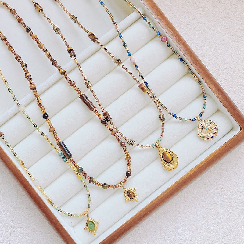 Maillard Color Necklace