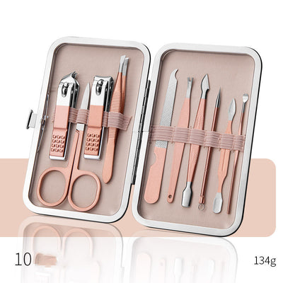 Professional Nail Care Set – Stainless Steel Clippers, Trimmers & Pedicure Tools