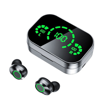 Wireless Bluetooth Headset Digital Display In Ear Breathing Light