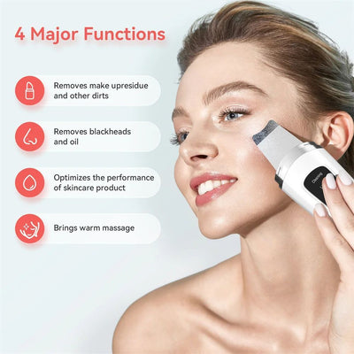 Facial Skin Exfoliator Scraper and Blackhead Remover