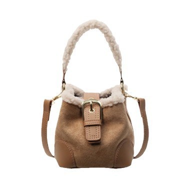 Crossbody Shoulder Casual Retro Plush Bag