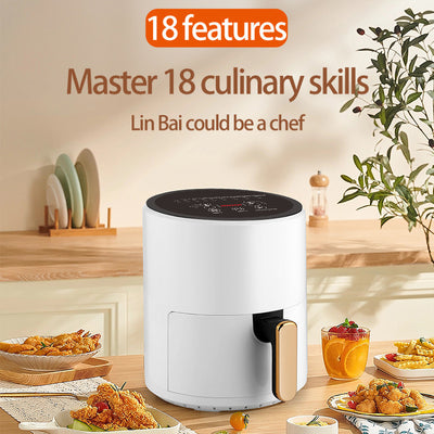 Electric Hot Air Fryer, Healthy Cooking with Temperature Control & Nonstick Basket