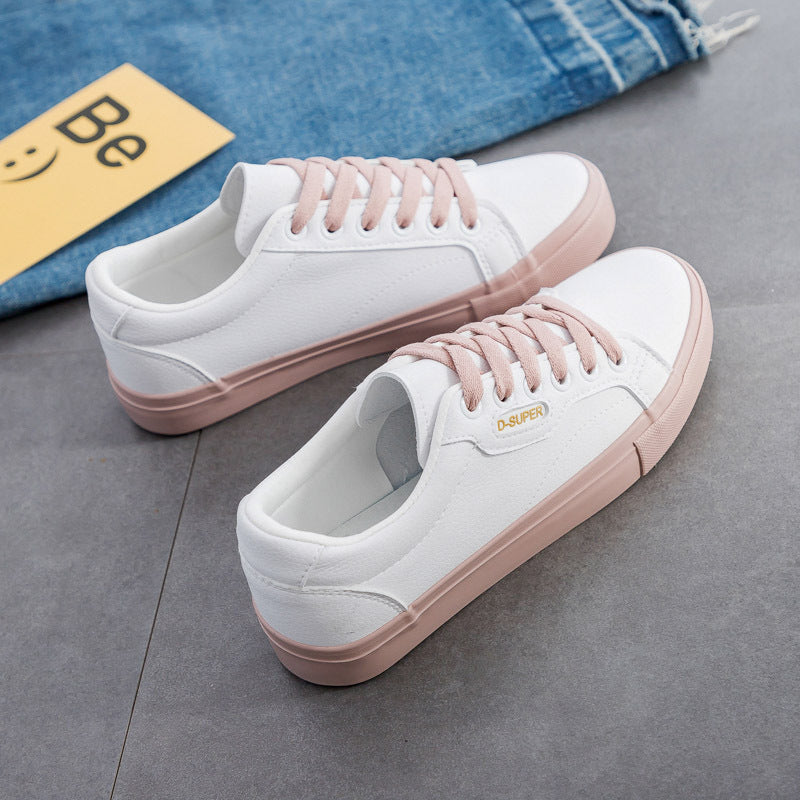 Street Style Trendy Flat Girls Sneakers